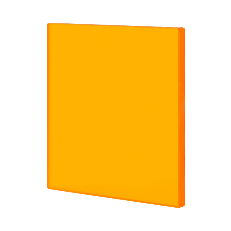 Oranžový sklenený filter